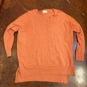 Ladies Dreamers Super Soft Orange Sweater